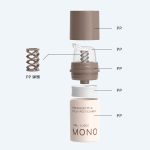 Luxury 15ml 30ml 50ml Cosmetic Mono-Materials Airless Bottles for Lotion, Cream, Serum, Essence - 图片 2