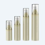 Single Wall Plastic Cosmetic Bottle Airless Container Plastic Serum Bottles for Luxury Cosmetic Packaging