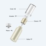 Factory Sell 15ml Plastic Scerw Airless Cosmetic Container Plastic Serum Bottles for Luxury Cosmetic Packaging - 图片 2
