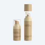 All Plastic Lotion Cream Transparent PP Airless Cosmetic Pump Bottle With Custom Silk Printing For Skin Cream