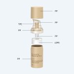 All Plastic Lotion Cream Transparent PP Airless Cosmetic Pump Bottle With Custom Silk Printing For Skin Cream - 图片 2