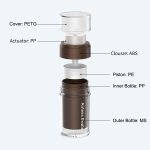 晟祺直销30ml双层真空按压膏霜盒 定制眼霜面霜化妆品分装空瓶带泵 - 图片 2