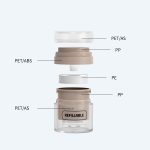 Custom Pet Skincare Airless Vacuum Cream Pump Jar 50g Cosmetic Refillable Airless Cream Jar - 图片 2
