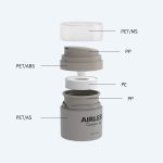 厂家批发 50g PET 真空膏霜瓶 按压式面霜乳液化妆品分装瓶 - 图片 2