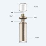 Good Quality Luxury Classical Oval Shape Acrylic Lotion Bottle Empty 4oz High End Please Cosmetic Bottles - 图片 2