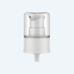24/410 Cosmetic White Plastic Smooth Cream Pump Treatment Pump With Cover