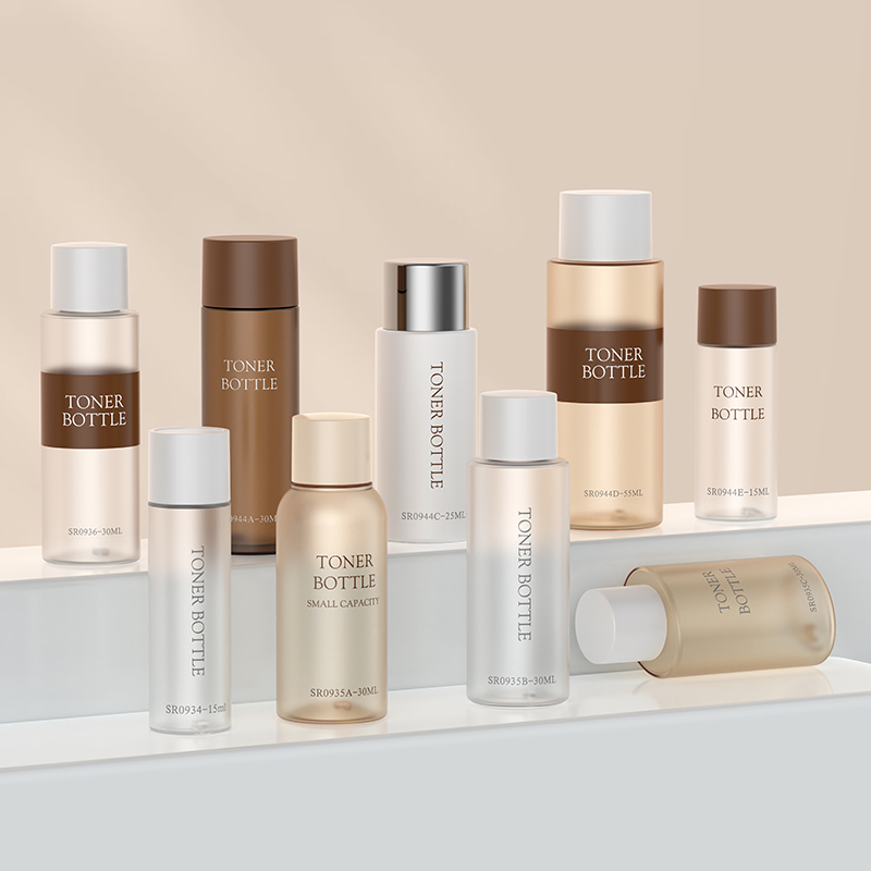 0934-0935-0936-0944 Travel Kit Stock Pet Bottle Essential Oil Cream Sample Packaging Container PET Cosmetic Bottles For Lotion - 图片 1