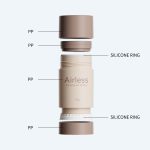 75g Round Twist Up Cosmetic Empty Airless Deodorant Stick Container Packaging Bottle - 图片 2