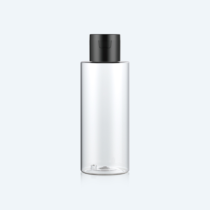 18A1-0055 Best Price Cosmetic Bottle with Black Flip Cap for Serum/ Toner/ Lotion Cosmetics Containers 55ml for PET Plastic - 图片 1