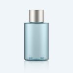 30ml Blue Flat Shoulder PET Plastic Bottle  Flat Cap Pure Dew Bottle Lotion Cosmetic Toner Bottle