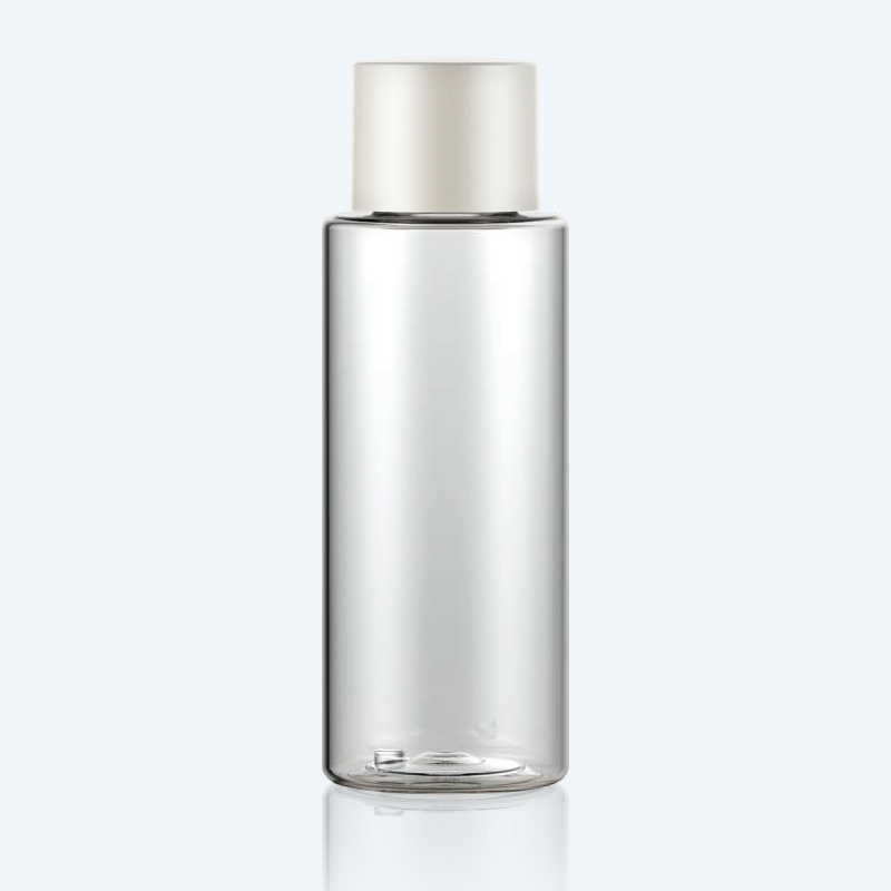 18A4-0030 Wholesale Small Empty 30ml Flat Shoulder Skincare Toner Bottle Lotion Plastic PET Shampoo Bottles Cosmetics Bottle with Top Cap - 图片 1
