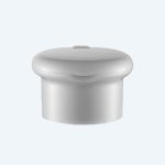 Manufacturer Supply Screw Cap Plastic Lids 24mm Cosmetic Packaging Plastic Flip Top Cap Pp Ribbed Smooth Screw Bottle Cap
