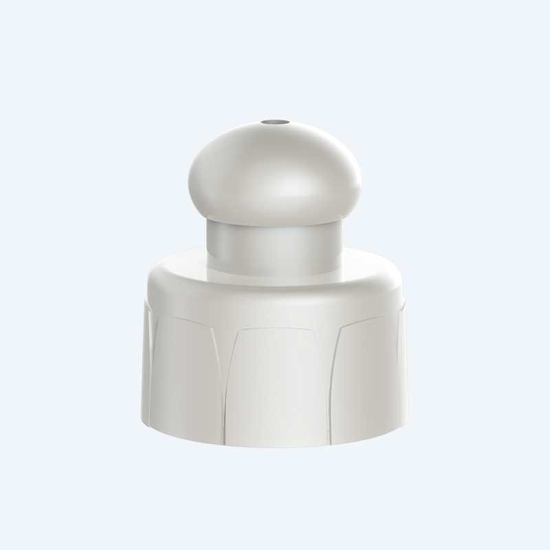 207B Manufacture 28mm Push Pull Sports Water Plastic Bottle Cap - 图片 1