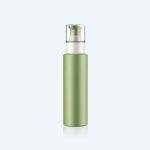Hot Sale 80ml PET Cosmetic Green Bottle Round Clear PET Cap Lid Customization Green Pump