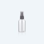 Cosmetic Portable 50ml Spray Bottle PET Plastic Spray Bottle With Clear Cap Matte Frosted Surface