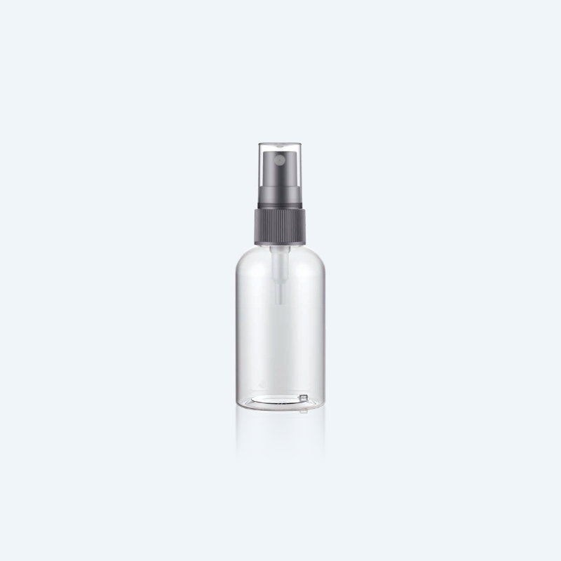 20B1-0050 Cosmetic Portable 50ml Spray Bottle PET Plastic Spray Bottle With Clear Cap Matte Frosted Surface - 图片 1