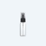Cosmetic Portable 30ml Spray Bottle PET Plastic Spray Bottle With Clear Cap Clear Surface