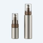 Plastic 1oz Sweet Brown Body Lotion Pumps Cosmetic Bottles Packaging Skincare Lotion Cream Pump Bottles