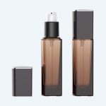 Frosted Black 30ml Glass Cosmetic Face Serum Bottles Custom Empty Luxury Hair Essential Oil Dispenser Bottle