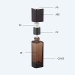 Frosted Black 30ml Glass Cosmetic Face Serum Bottles Custom Empty Luxury Hair Essential Oil Dispenser Bottle - 图片 2