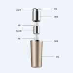 Luxury Alu 30ml Discharge 0.25ml Ms Body Lotion Bottle For Woman Essence Beauty Man Cream Bottle - 图片 2