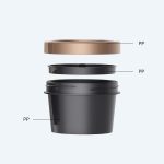 Cream Jar Biodegradable Cosmetic Packaging Jar Plastic Luxury Empty OEM 45g Care Plastic Jar - 图片 2