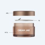 Factory directly provide customized skincare eco-friendly round PET face cream jar cosmetic plastic jar - 图片 2