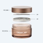 Factory Directly Provide High Quality Transparent 80ml PET Cream Jars Cosmetic Beauty Jar With Spoon - 图片 2