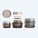 Skincare Cream Jar Container Luxury Double Walled Acrylic 15g 30g 50g Cosmetic Jar SUN-RAIN