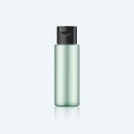 China Manufactured Cosmetics Packaging Empty Green Plastic Bottles with Flip Cap for Cosmetic 50ml Pet Bottle