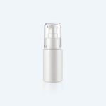 30ml PET Cosmetic Bottle Round Clear PET Cap Lid Customization  White Pump
