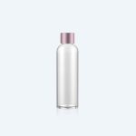 Custom 120ml for PET Plastic Cosmetic Bottle with Pink Screw Cap for Serum/Toner/Lotion Cosmetics Bottle Containers