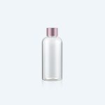 High Quality Cosmetic Bottle 150ml PET Facial Toner Bottle With Pink Screw Cap