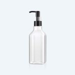 New Design 250ml PET Plastic Pump Bottle Screw Lock Shampoo and Hair Conditioner Pump Bottle