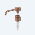 Long Nozzle Waterproof Ribbed Plastic Bottle Pump Dispenser