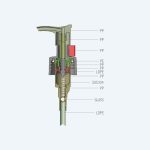 Wholesale Custom 24MM Oil Cream Dispensing 24/410 Treatment Plastic Lotion Pumps Cosmetic Cream Dispenser Pump - 图片 2