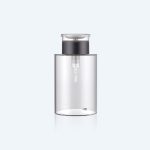 Portable Push Down Empty Lockable Pump Dispenser Clear Cosmetic Container for Nail Polish Makeup Remover Pump Bottles
