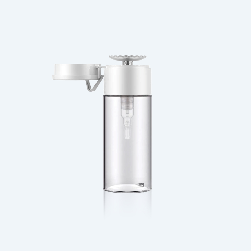 33A2-0100 100ml Transparent Plastic Press Pump Bottle Durable Spray Bottle Dispenser Alcohol Pet Bottle Plastic Nail Polish Remover Dispenser - 图片 1