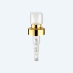 Factory 0.12cc Discharge 15mm 20mm Silver Gold Color Aluminum Perfume Crimp Sprayer Crimp Pump For Perfume Glass Bottle