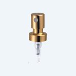 0.12cc Discharge 15/400 18/400 Gold Color Aluminum Perfume Crimp Sprayer Crimp Pump For Perfume Glass Bottle