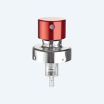 0.135CC Aluminum Perfume Sprayer Crimp Pump Silver Black Fine Mist Sprayer Pump Cosmetic Packaging Pump