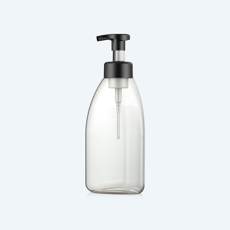 43G1-0800 Custom 800ml PET Cosmetic Bottle with Pump Spray Head for Shampoo Lotion - 图片 1