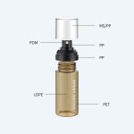Cosmetic Packaging Hair Mist Spray Bottle Plastic Cosmetic Sprayer Bottle 60ml 80ml 100ml 120ml - 图片 2