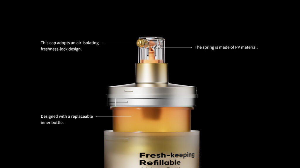 Fresh-Keeping Refillable Airless Skincare Bottle