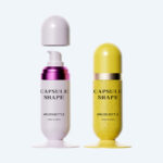 High Quality 40ml Capsule Shape Airless Bottle With Exclusive Base Stand Made in China manufacturer