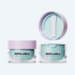 Factory Direct 100ml Refillable Cream Jar Clasp Cream Cosmetic Jar Skincare Packaging Plastic Pot Jar With No Disc Design