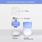 Mono PP Airless Bottle 50ml & 100ml with PP Spring, Round Base Design – Cosmetic Packaging - 图片 3