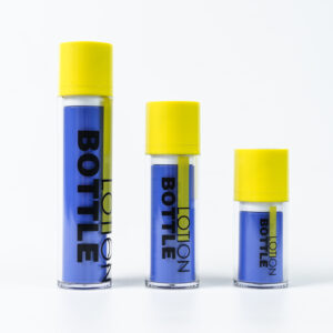 All Plastic Airless Bottle with Calcium Carbonate Strength and TPE Spring - 10g, 15g, 20g