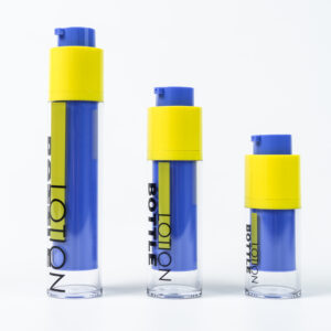 All Plastic Airless Bottle with Calcium Carbonate and TPE Spring – Opened View of the Bottle Design